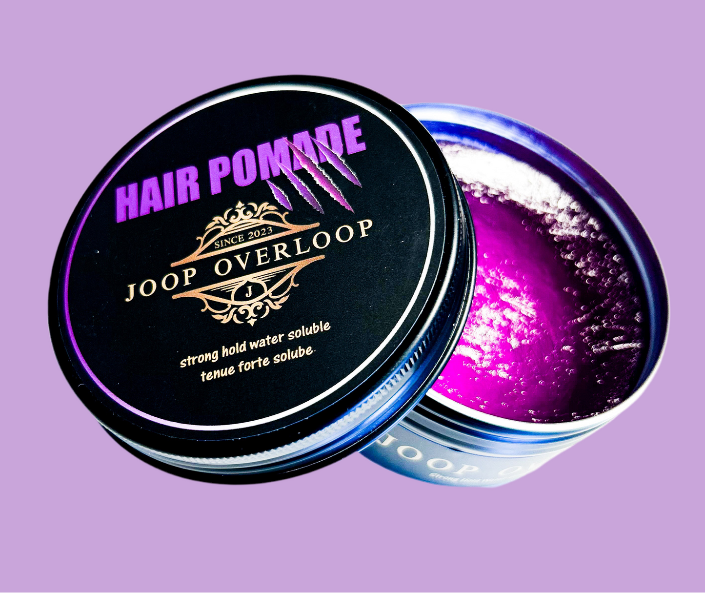 Joop Overloop paars sterke haar wax